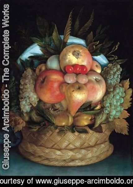 Giuseppe Arcimboldo - Fruits in a basket