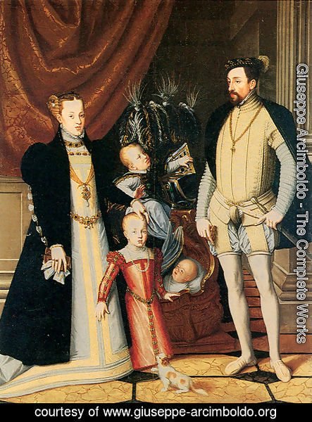 Giuseppe Arcimboldo - Maximilian II and His Family