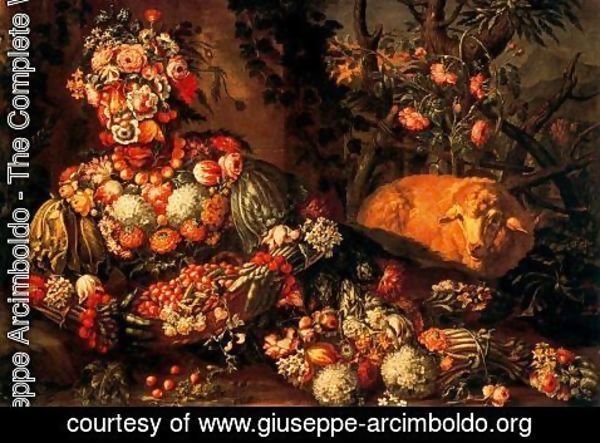 Giuseppe Arcimboldo - The Spring 5