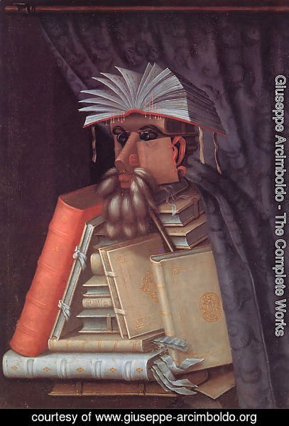 Giuseppe Arcimboldo - The Librarian The Librarian 1566
