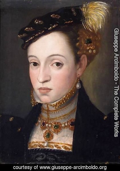 Giuseppe Arcimboldo - Bust of a Daughter of Ferdinand I