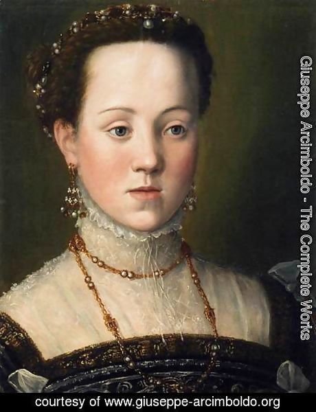 Giuseppe Arcimboldo - Archduchess Anna, Daughter of Emperor Maximilian II